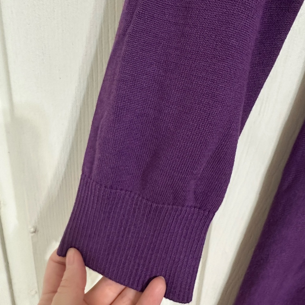 Modcloth Marsha, Marsha, Marsha Purple Sweater Dress View 6